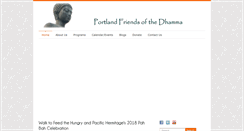 Desktop Screenshot of pdxdhamma.org